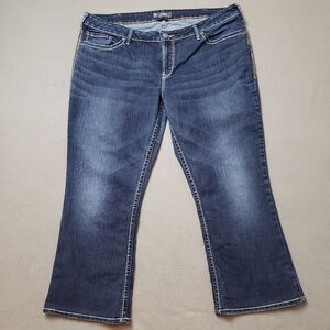 SILVER AIKO Jeans Dark Wash Bootcut Sz 22